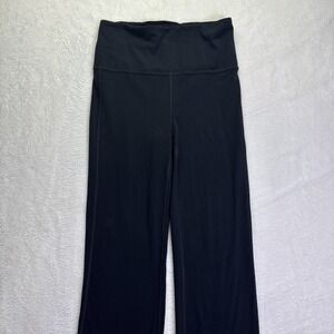 Athlete Elation Split Flare Pant Size SP Black Yoga